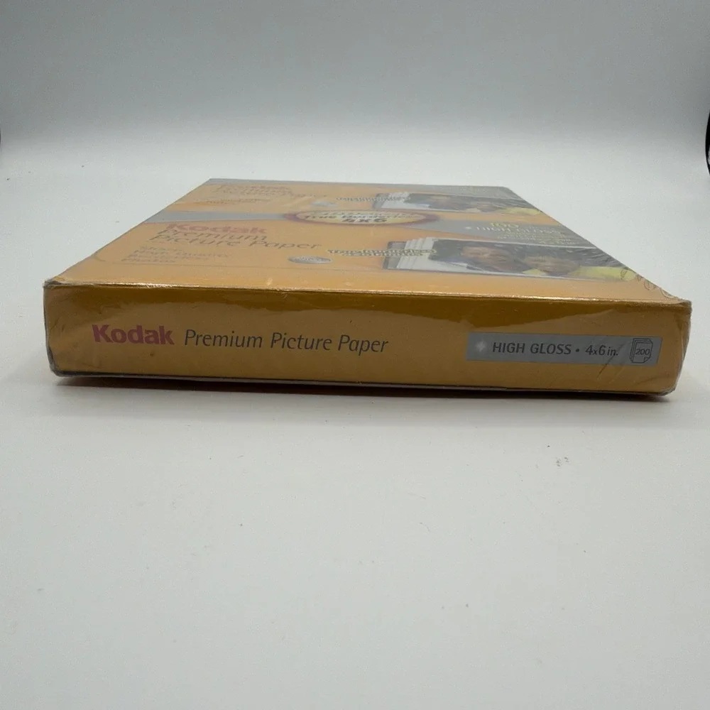 Kodak Premium Photo Paper 4x6, Lot of 2, Sealed 100 Sheets = 200 Sheets
